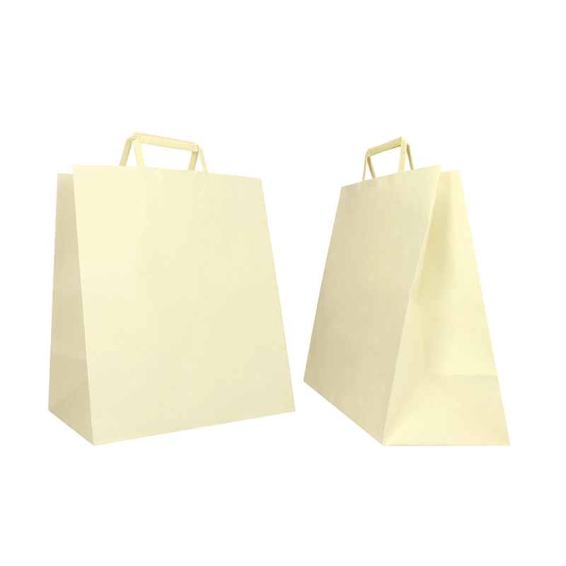 28x17x32 CM 28x17x32 CM | BOLSA CAJA DE PAPEL BOX | IMPRESIÓN FLEXO A UN COLOR EN ZONAS PREDEFINIDAS POR AMBAS CARAS
