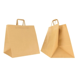 40X35X35 CM 40X35X35 CM | BOX PAPER BAG | FLEXO PRINTING IN UN COLORESU ENTRAMBI I LATI | CARTA KRAFT BIANCA/NATURALE