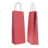 14x09x38 14x09x38 CM | BOLSA DE PAPEL SAFARI PARA BOTELLAS | IMPRESIÓN FLEXO A UN COLOR EN ÁREAS PREDETERMINADAS POR AMBAS CARAS