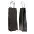 14x09x38 14x09x38 CM | BOLSA DE PAPEL SAFARI PARA BOTELLAS | IMPRESIÓN FLEXO A UN COLOR EN ÁREAS PREDETERMINADAS POR AMBAS CARAS