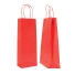 14x09x38 14x09x38 CM | BOLSA DE PAPEL SAFARI PARA BOTELLAS | IMPRESIÓN FLEXO A UN COLOR EN ÁREAS PREDETERMINADAS POR AMBAS CARAS