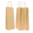14x09x38 14x09x38 CM | BORSA DI CARTA SAFARI PER BOTTIGLIE | STAMPA FLEXO A UN COLORE SU AREE PRE-DETERMINATE SU ENTRAMBI I LATI