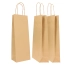 14x09x38 14x09x38 CM | BOLSA DE PAPEL SAFARI PARA BOTELLAS | IMPRESIÓN FLEXO A UN COLOR EN ÁREAS PREDETERMINADAS POR AMBAS CARAS