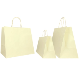 Gepersonaliseerde 25x15x24+6 25x15x24+6 CM | SAFARI PAPIER ZAK BREDE BODEM | FLEXODRUK IN ÉÉN KLEUR AAN BEIDE ZIJDEN | KRAFT ...