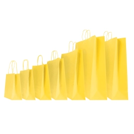22x10x29 22x10x29 CM | PAPER BAG SAFARI | STAMPA FLEXO A UN COLORE SU AREE PREFISSATE SU ENTRAMBI I LATI