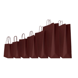 26x11x34,5 26x11x34,5 CM | PAPER BAG SAFARI | STAMPA FLEXO A UN COLORE SU AREE PREFISSATE SU ENTRAMBI I LATI