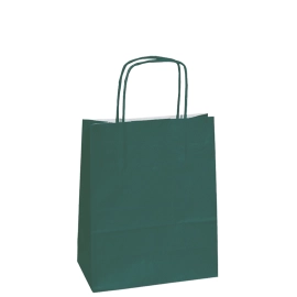 22x10x29 22x10x29 CM | PAPER BAG SAFARI | STAMPA FLEXO A UN COLORE SU AREE PREFISSATE SU ENTRAMBI I LATI