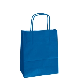18X07X24 18X07X24 CM | PAPER BAG SAFARI | STAMPA FLEXO A UN COLORE SU AREE PREFISSATE SU ENTRAMBI I LATI