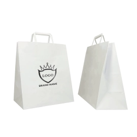 28x17x32 CM 28x17x32 CM | BOLSA CAJA DE PAPEL BOX | IMPRESIÓN FLEXO A UN COLOR EN ZONAS PREDEFINIDAS POR AMBAS CARAS
