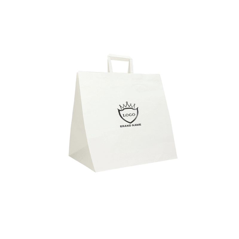40X35X35 CM 40X35X35 CM | BOX PAPER BAG | FLEXO PRINTING IN UN COLORESU ENTRAMBI I LATI | CARTA KRAFT BIANCA/NATURALE