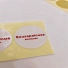 Customized Customizable stickers 4,6x3,1 CM | STICKER | HOT FOIL PRINTING