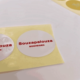 Sticker personnalisé 4,5 CM | STICKER | IMPRESSION À CHAUD